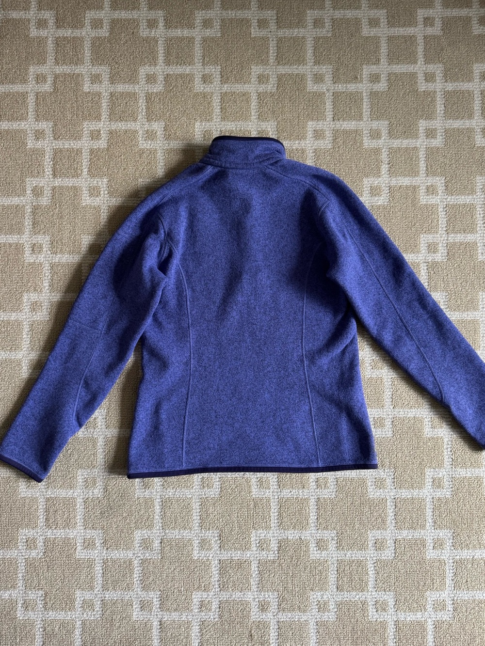 Patagonia Better Sweater 1/4 Zip Fleece Pullover Purple Medium - Picture 4 of 12